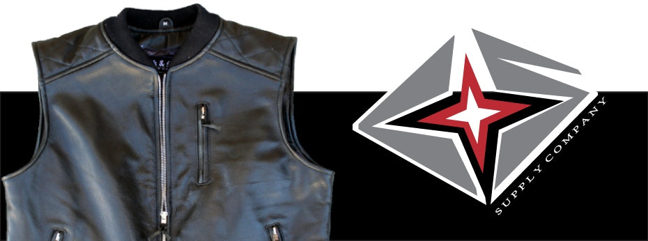 Motorcycle Leather Vests and Jackets