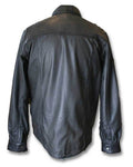 graphite leather Shirt (back views