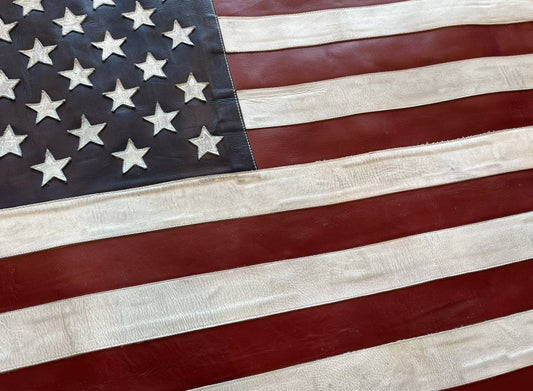 Leather American Flag zoom