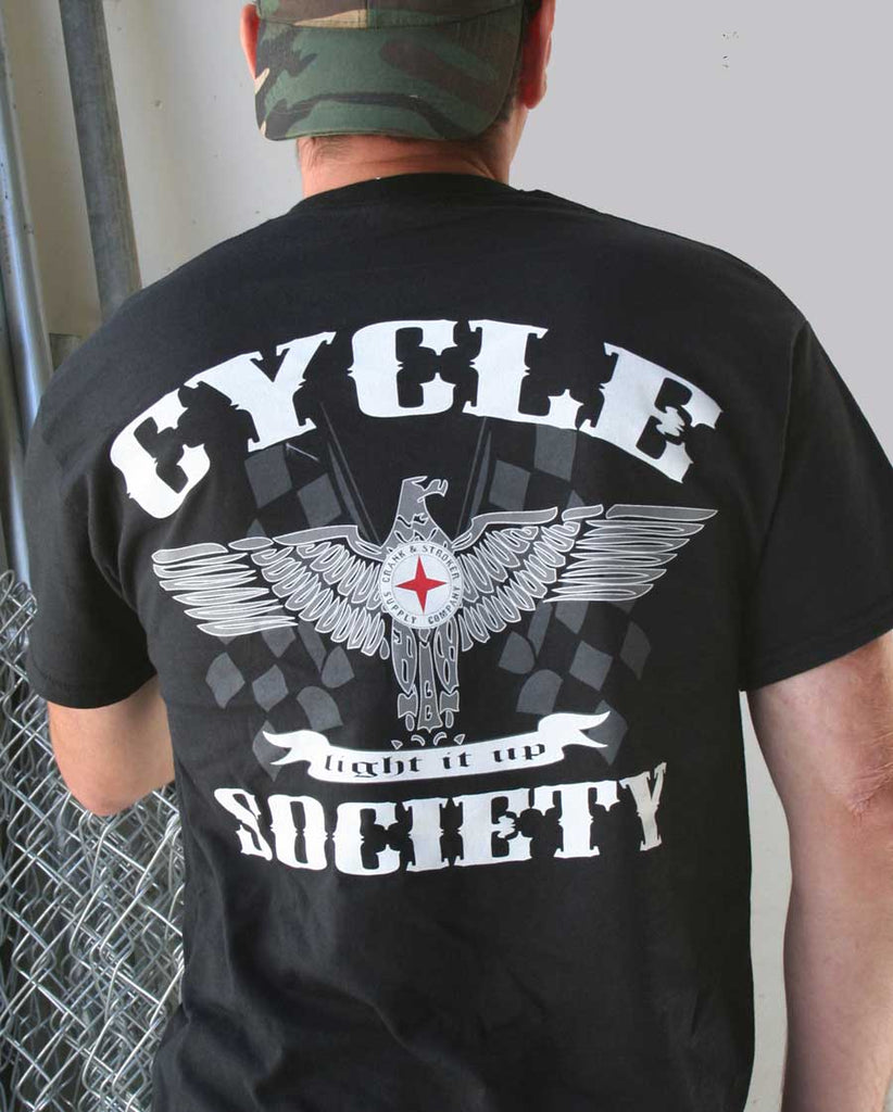 Men's Black Cycle Society | Men's Tee shirt | C&S