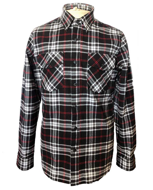 Mens Flannel shirt (front view)