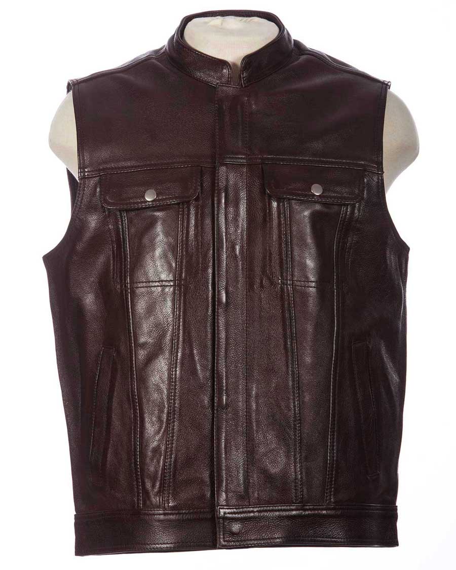 Brown Club MC Vest | club vest 