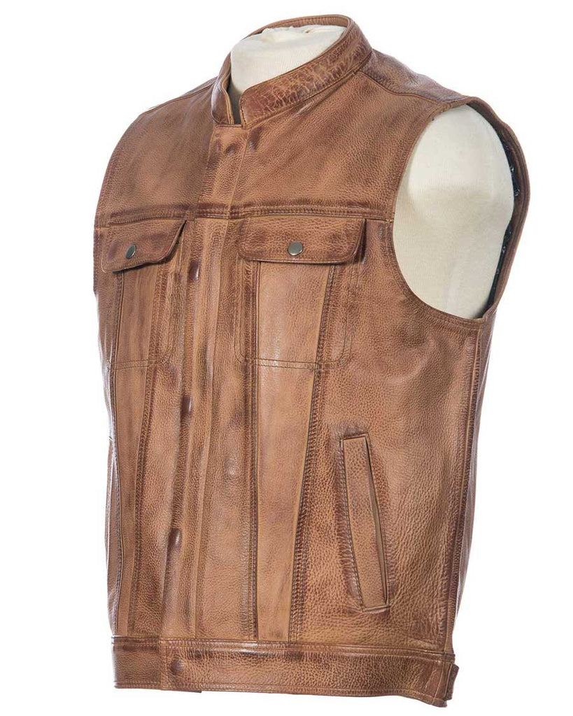 Buy Robert Vest Leather Jacket