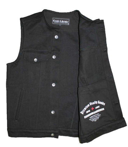 Men's Vests - Leather Biker Vests & Denim Motorcycle Vest – MARA Leather