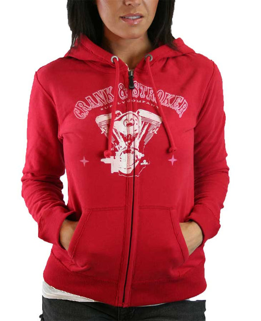 Crank and Stoker Ladies Hoodie