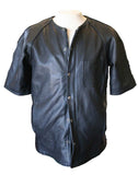 Leather Baseball Jersey (Front view)